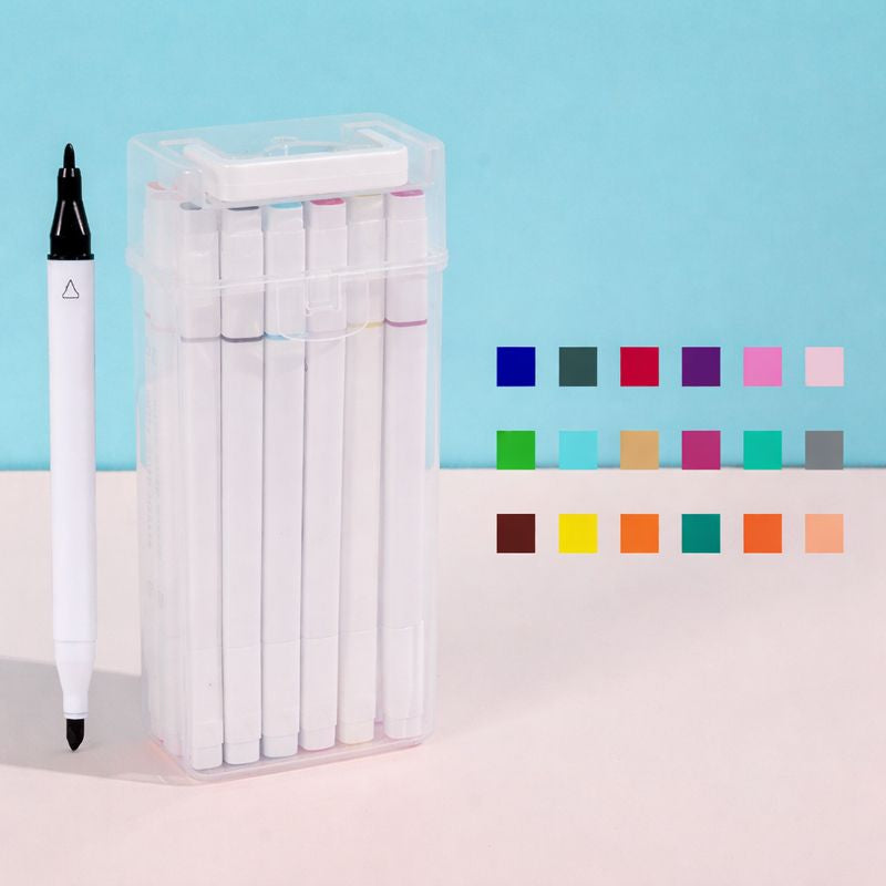 Washable Dual Tip Marker Set