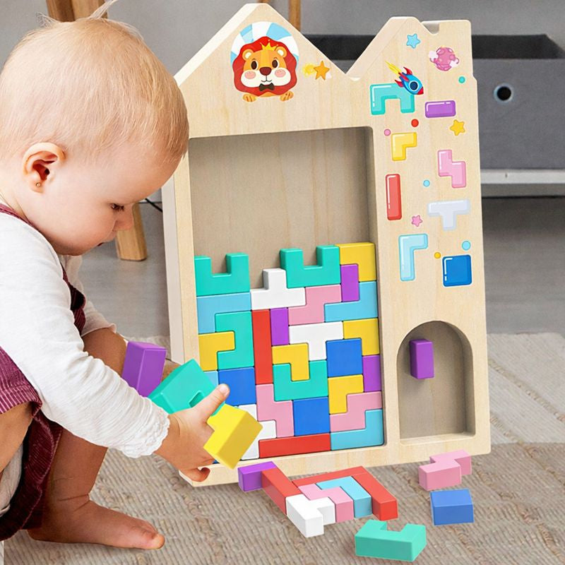 Tetris Puzzle Building Blocks