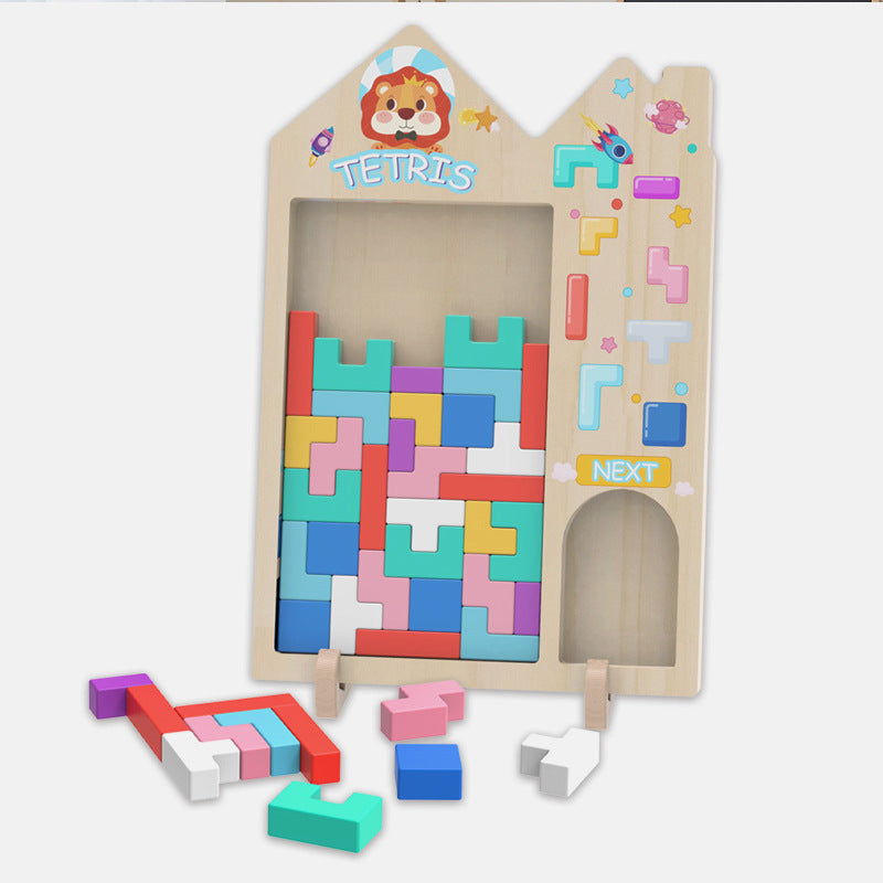 Tetris Puzzle Building Blocks